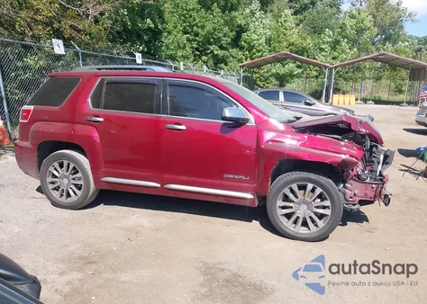 2016 GMC Terrain Denali из США, поврежденный, VIN 2GKFLVE31G6140422